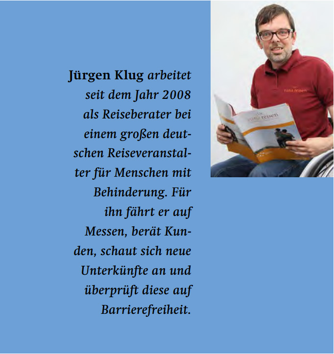 Jürgen Klug Intro mit Foto zum Thema "Chronisch krank auf Reisen"